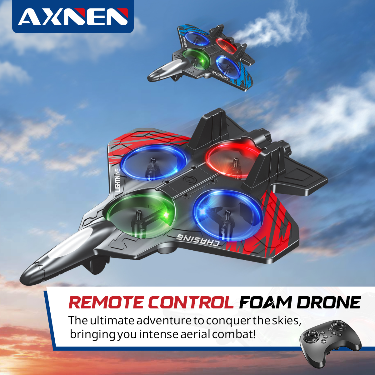 Drone Camera Hd - AXNEN New E72 Foam Aircraft Stunt