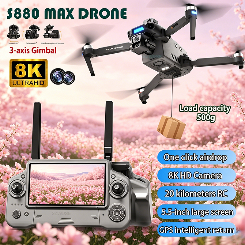 Drone Camera Hd - 2026 New 8K Dual Camera Drone