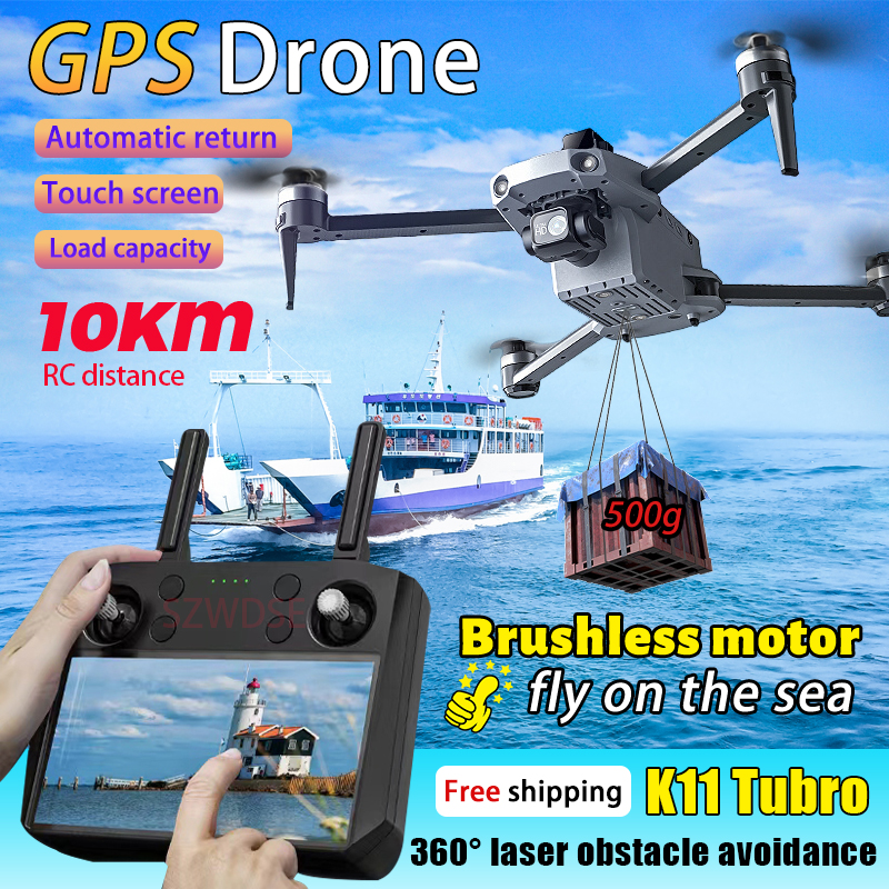 Drone Camera Professional - K11 Tubro Dual Camera GPS Drone
