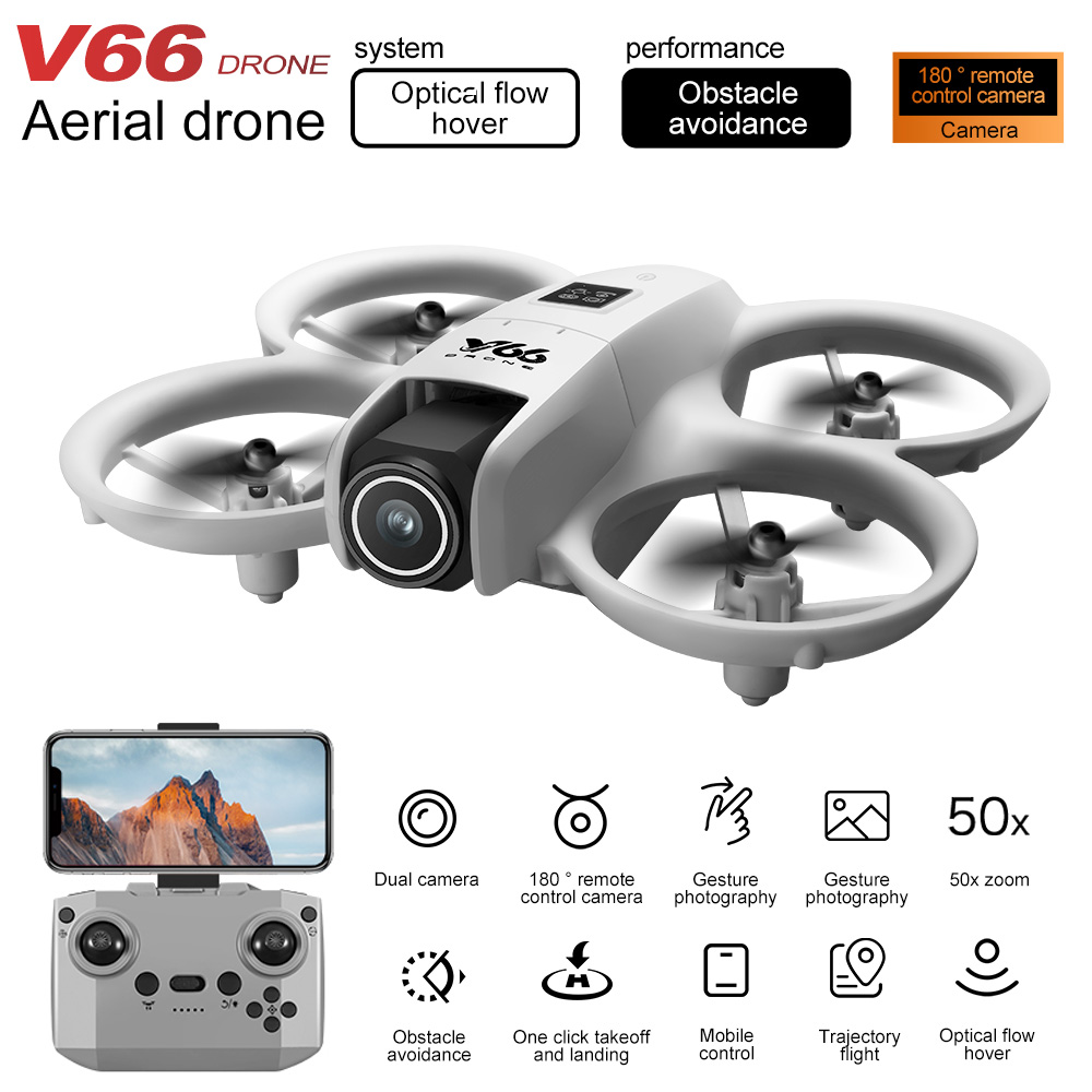 New V66 Mini Drone HD Camera 4 - Drone Camera Hd のレビューと価格