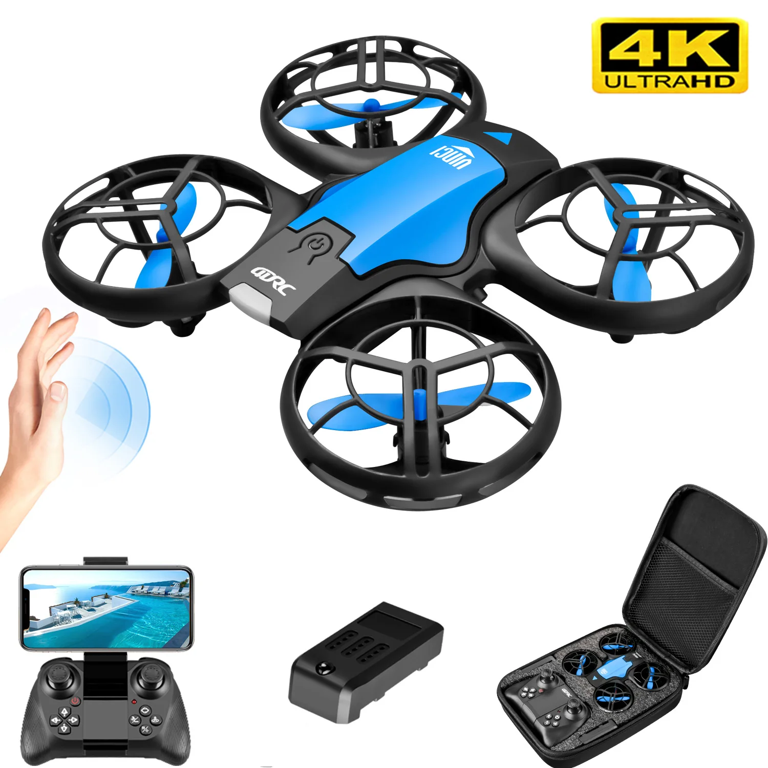 V8 New Mini Drone 4K Professio - Drone Camera Hd のレビューと価格