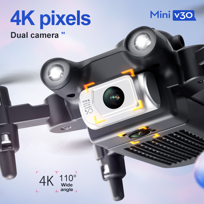 Mini V30 WiFi FPV Drone With 4 - Drone Camera Hd のレビューと価格