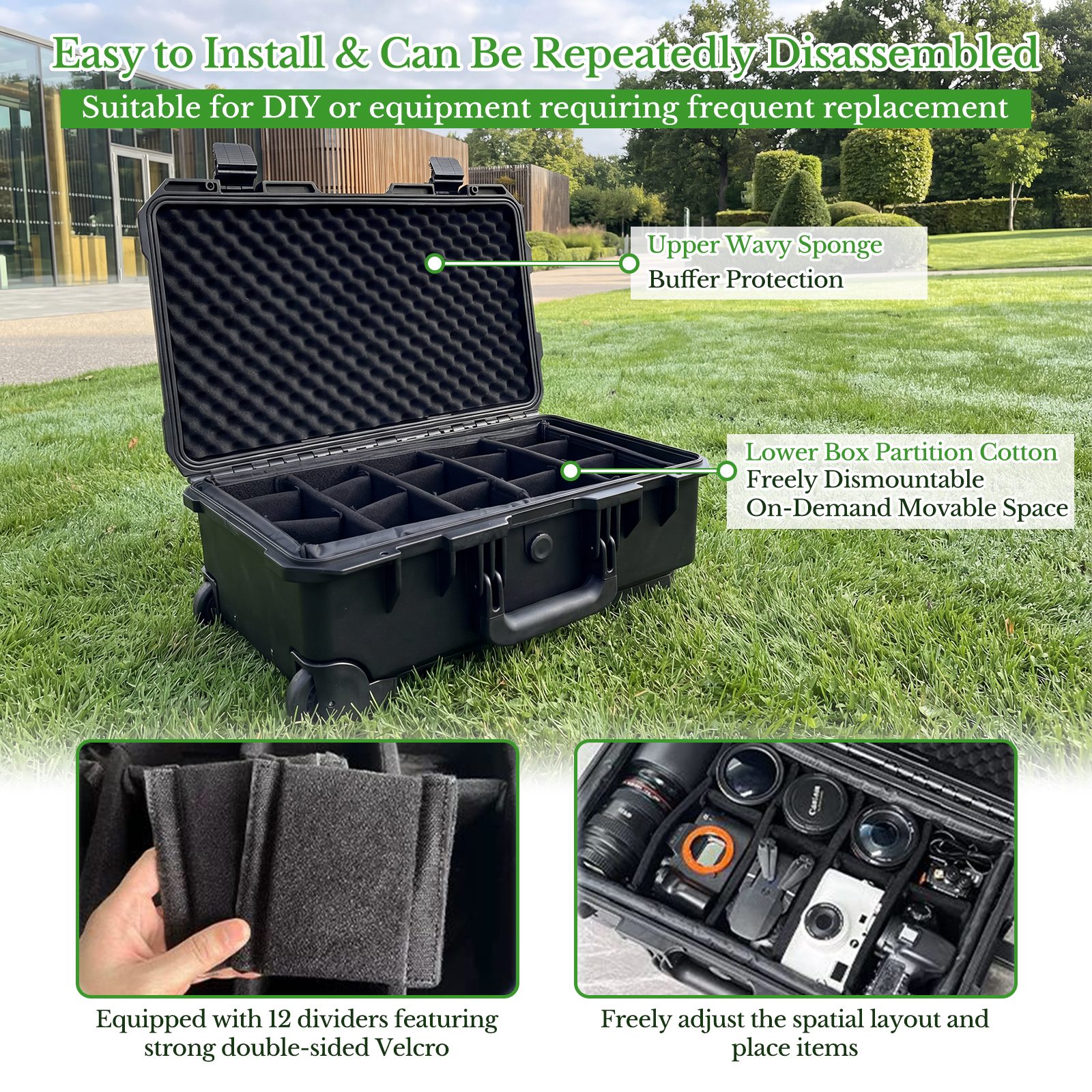 Professional Large Hard Rollin - Drone Camera Waterproof のレビューと価格