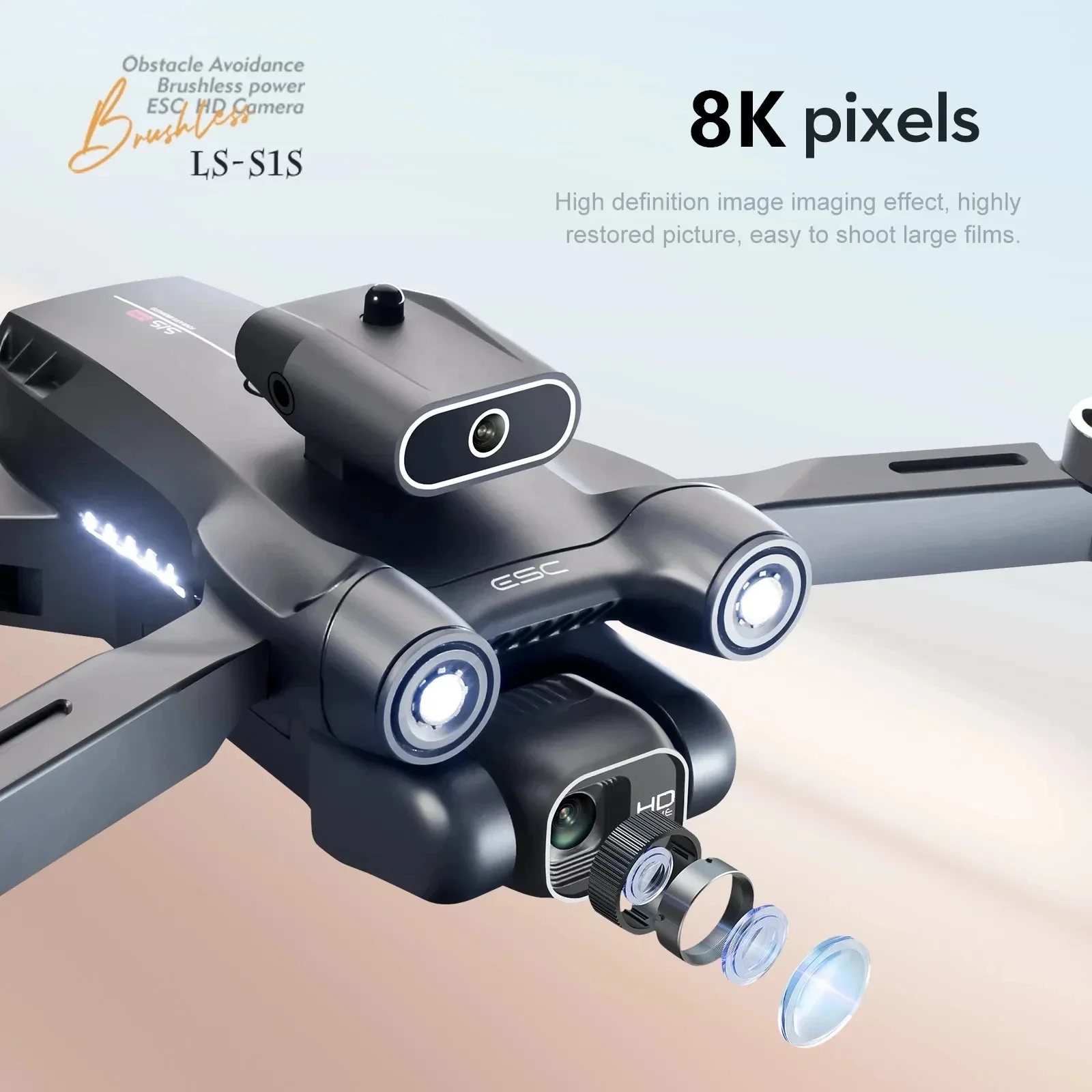 New S1S 5G GPS Drone Camera 8K - Drone Camera Hd のレビューと価格