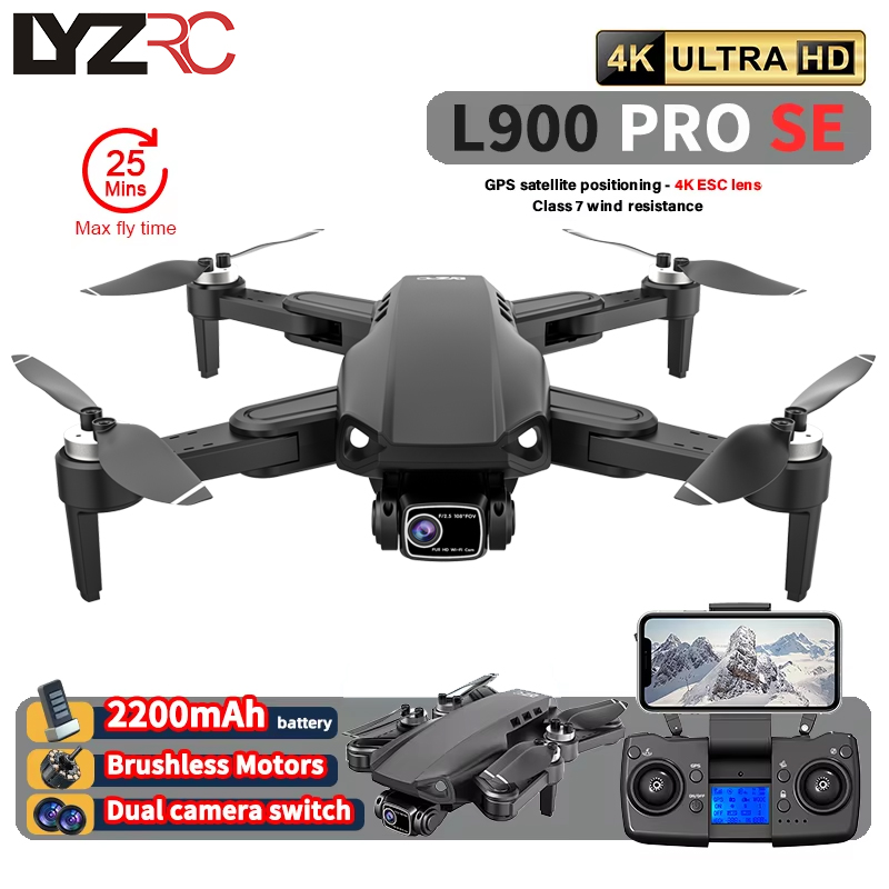 L900 Pro SE MAX GPS Drone 4K P - Drone Camera Professional のレビューと価格
