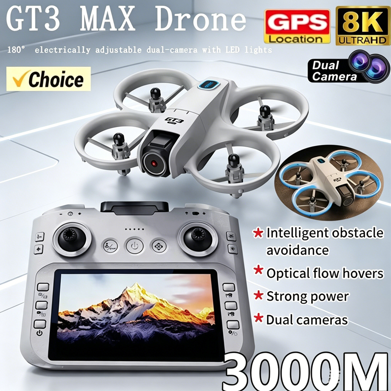2026 GT3Max HD 8K RC Drone wit - Drone Camera Wide Angle のレビューと価格