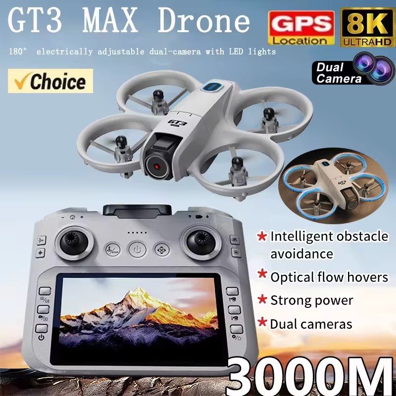 2026 GT3Max HD 8K RC Drone wit - Drone Camera Wide Angle のレビューと価格