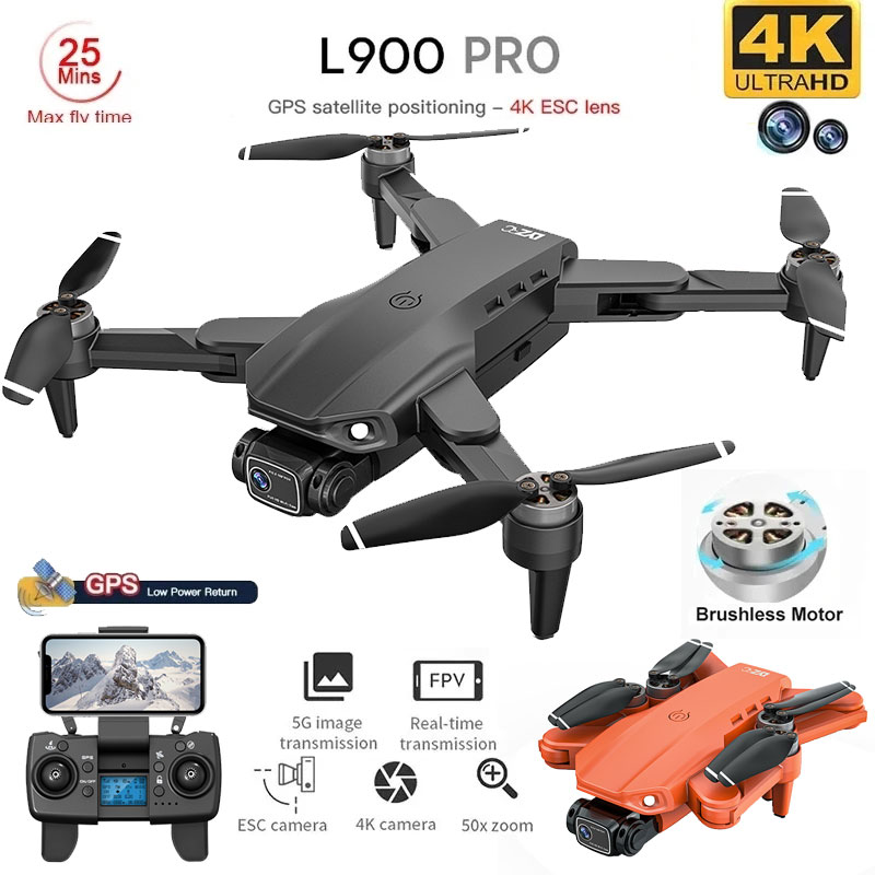 L900 Pro GPS Drone 4K Professi - Drone Camera Hd のレビューと価格