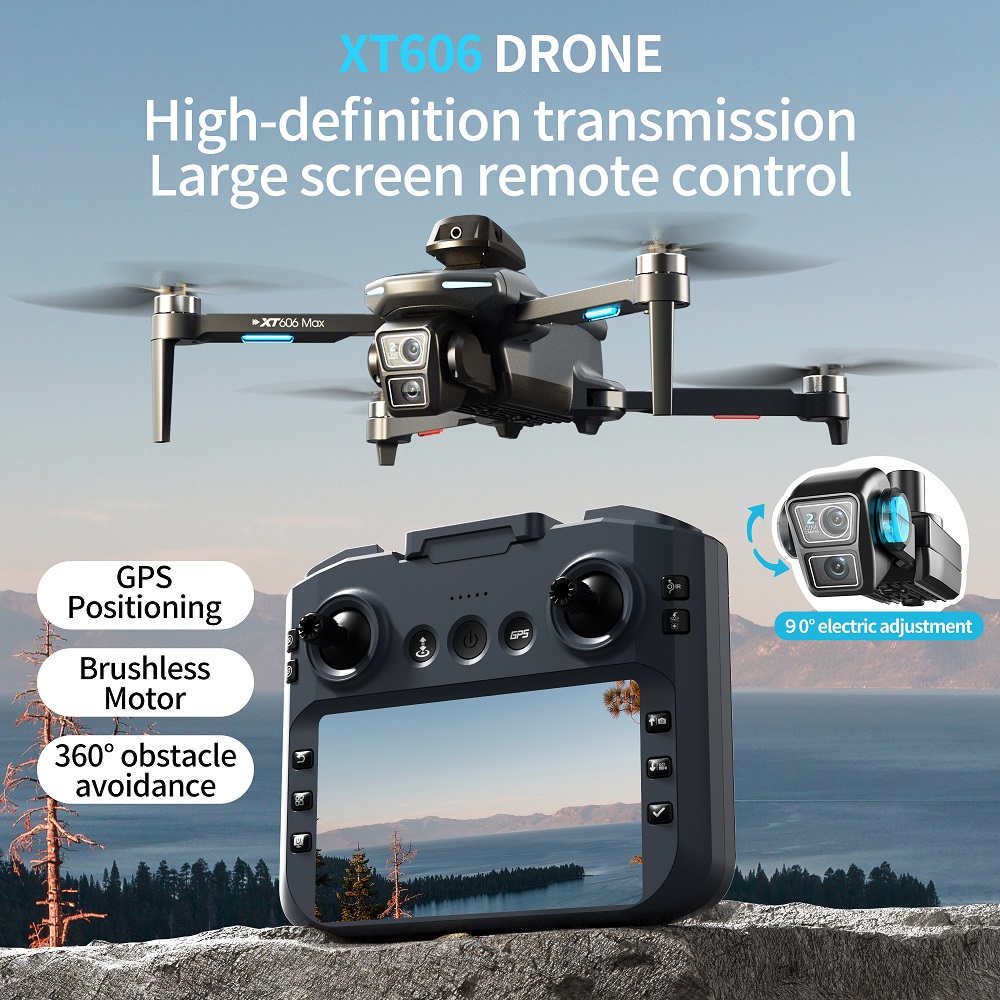 XT606 MAX 3 battery Drone 4k 8 - Drone Camera Thermal のレビューと価格