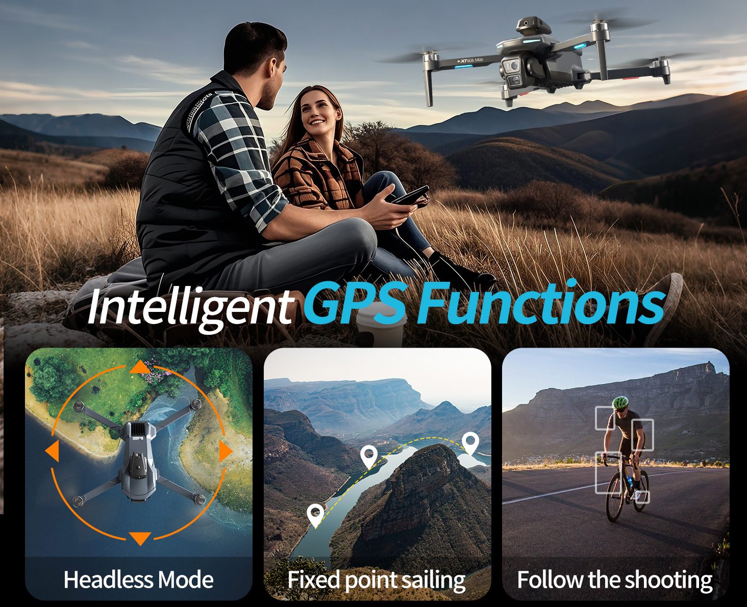 XT606 MAX 3 battery Drone 4k 8 - Drone Camera Thermal のレビューと価格
