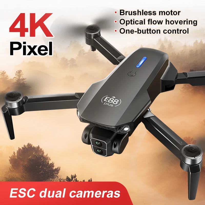 New E88 Plus Quadcopter Drone: - Drone Camera Hd のレビューと価格