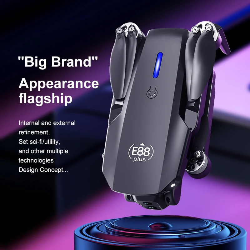 New E88 Plus Quadcopter Drone: - Drone Camera Hd のレビューと価格
