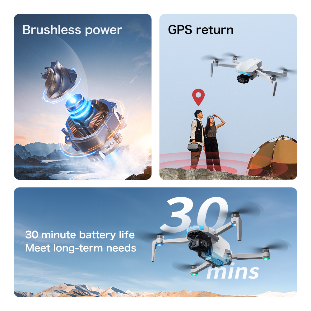 S-X1 MAX GPS Drone with 3-Axis - Drone Camera Thermal のレビューと価格
