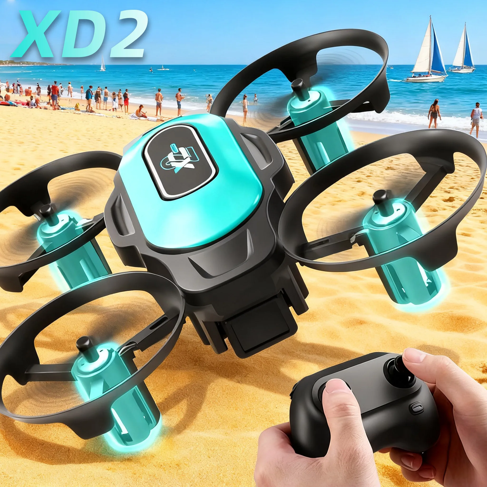XD2 Mini Drone, 360° Stunt Fli - Drone Camera Hd のレビューと価格