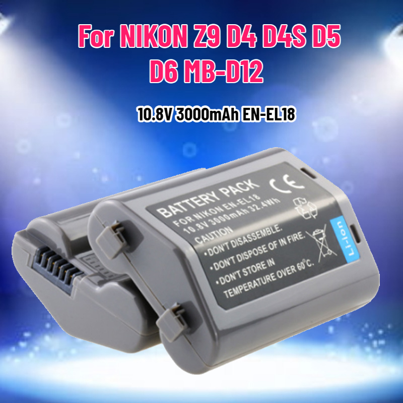 10.8V 3000mAh EN-EL18 EN-EL18A - Drone Camera Action のレビューと価格