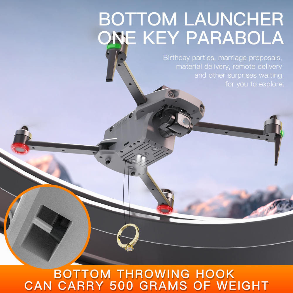 K11 Tubro Dual Camera GPS Dron - Drone Camera Professional のレビューと価格