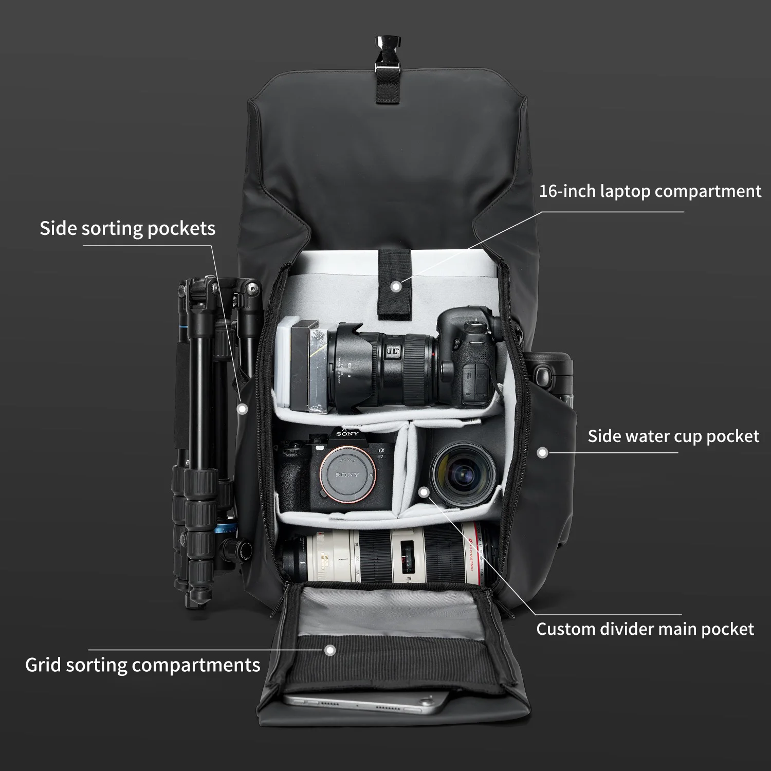 Photography backpack DSLR came - Drone Camera Waterproof のレビューと価格