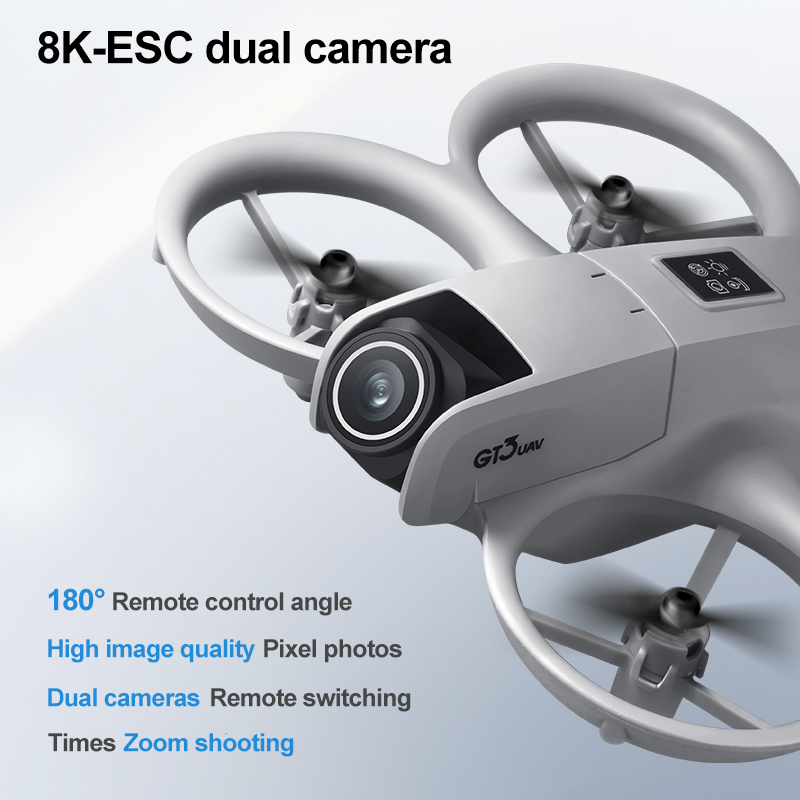 New GT3 Mini RC Drone 8K 5G Ae - Drone Camera Hd のレビューと価格