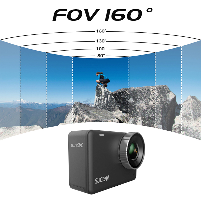SJCAM SJ10X Waterproof Action  - Drone Camera Action のレビューと価格